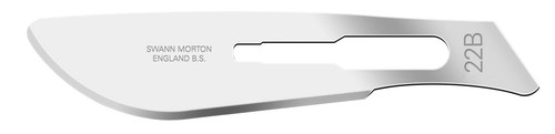 CINCINNATI SWANN MORTON CARBON STEEL BLADE Blade, Swann Morton, Carbon Steel, Size 22b, Non-Sterile, 100/bx
