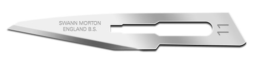 CINCINNATI SWANN MORTON CARBON STEEL BLADE Blade, Swann Morton, Carbon Steel, Size 11, Non-Sterile, 5/pk, 20 pk/bx