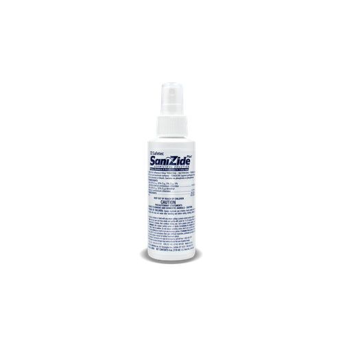 SAFETEC SANIZIDE PLUS® SURFACE DISINFECTANT SPRAY SaniZide Plus, 4 oz. Bottle with Sprayer, 24/cs (Not Available for Sale into Canada)