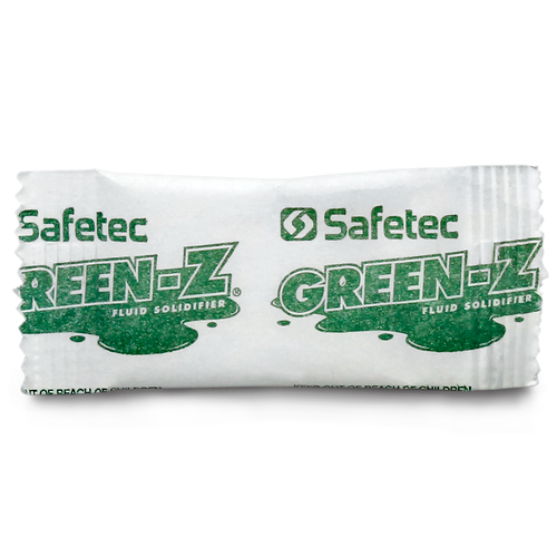 SAFETEC ZAFETY PAC Green-Z, Zafety Pac, 4g, 500/bg, 10 bg/cs (Available to Continental US & Canada dealers only)