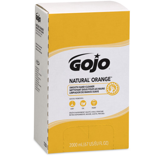 GOJO NATURAL ORANGE™ HAND CLEANSER Smooth Hand Cleanser, 4/cs