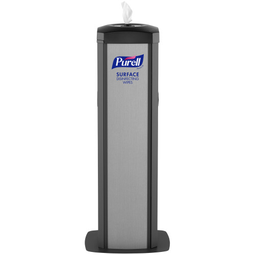 GOJO PURELL® HEALTHCARE SURFACE DISINFECTANT PURELL® DS360 High-Capacity Surface Disinfecting Wipes Station, 39.6H x 15.5W x 15.5L, 1/cs