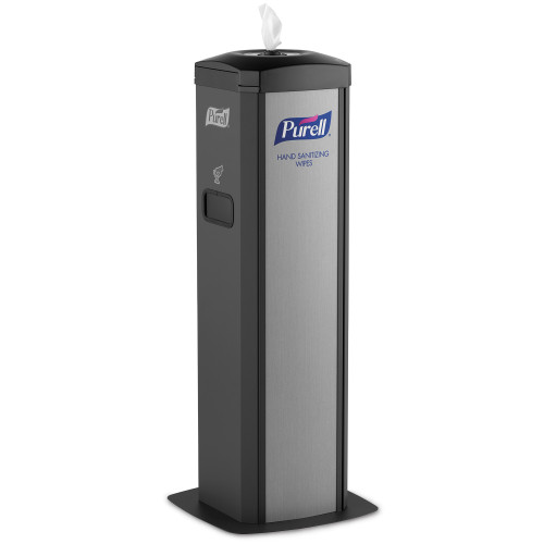 GOJO PURELL® HEALTHCARE SURFACE DISINFECTANT PURELL® DS360 High Capacity Hand Sanitizing Wipes Station, 39.6H x 15.5W x 15.5L, 1/cs