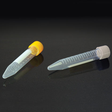 GLOBE SCIENTIFIC BIOMERIEUX® PREVI® ISOLA CONSUMABLES Centrifuge Tube, 10 mL, w/ Separate Natural Screw Cap, 1000/cs