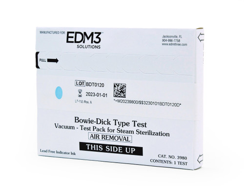 EDM3 BIOLOGICAL INDICATORS Bowie-Dick Type Test pack, 20 tst/pk (US Only)