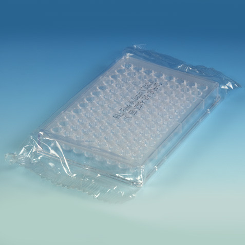 GLOBE SCIENTIFIC MULTI-WELL PLATES 96-Well Plate, Flat Bottom, Sterile, Individually Wrapped, 50/cs