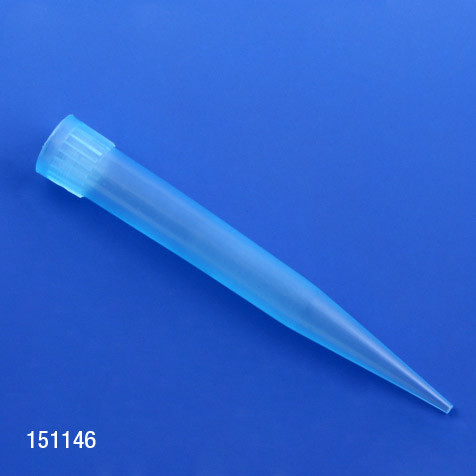 GLOBE SCIENTIFIC PIPETTE TIPS Routine Pipette Tip, Universal, 100 - 1000uL, Blue, 1000/bg