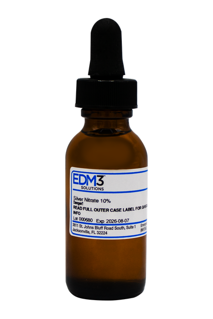 EDM3 STAINS AND REAGENTS Silver Nitrate, 10%, 1 oz (Item is Non-Returnable) (US Only)