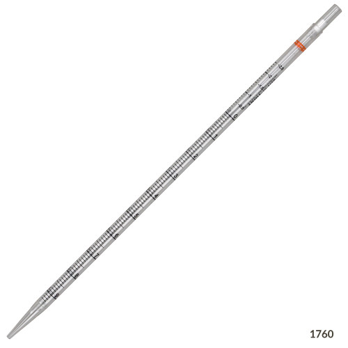 GLOBE SCIENTIFIC SEROLOGICAL PIPETTES Serological Pipette, 10 mL, Sterile, Individually Wrapped, 200/bx