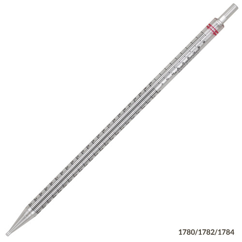 GLOBE SCIENTIFIC SEROLOGICAL PIPETTES Serological Pipette, 25 mL, Sterile, Individually Wrapped, 100/bx