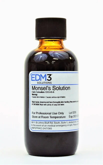 EDM3 STAINS AND REAGENTS Monsel's Solution, 2 oz (US Only)