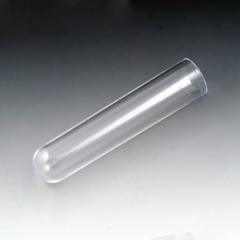 GLOBE SCIENTIFIC PLASTIC TEST TUBES Test Tube, PS, 8 mL, 16 x 75mm, Graduated, w/ Rim, 2500/cs (20 cs/plt)
