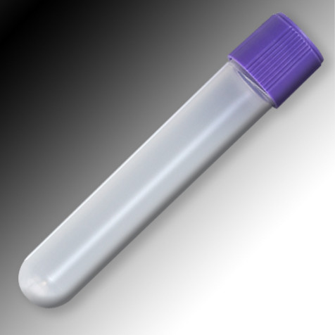 GLOBE SCIENTIFIC SAMPLE TUBES & CAPS Sample Tube, 4mL, External Threads, PP, Round Bottom, 1000/bg
