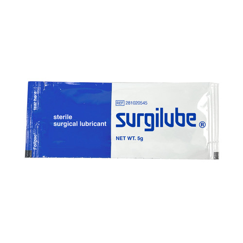 HR® SURGILUBE® SURGICAL LUBRICANT SURGILUBE® 5gm FOILPAC® (Foil Laminated Film), 144/bx
