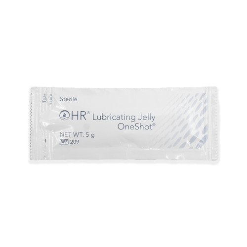 HR® LUBRICATING JELLY HR® Sterile Lubricating Jelly 5gm One Shot®, 144/bx