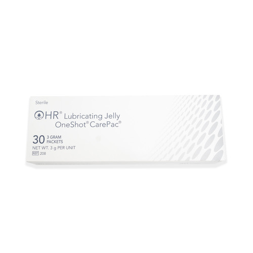 HR® LUBRICATING JELLY HR® Sterile Lubricating Jelly 3gm One Shot® CarePac™, 30/bx