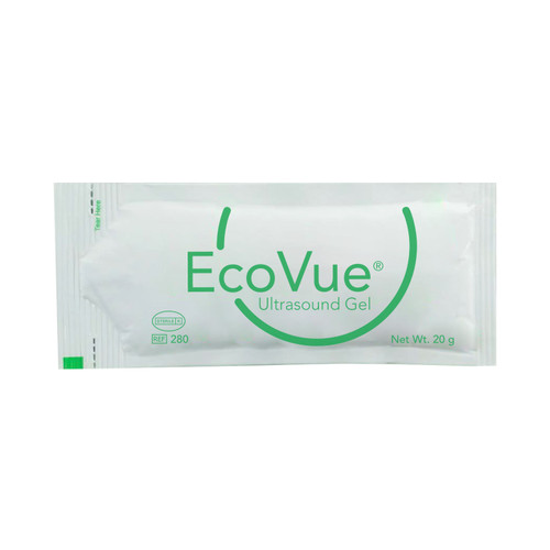 HR® ECOVUE® ULTRASOUND GEL EcoVue® Ultrasound Gel, 20g Packet, Sterile, 100/bx