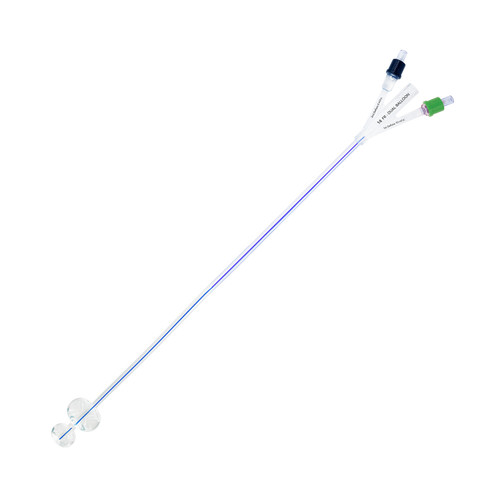 HR® TRUCATH® FOLEY CATHETERS Catheter, TruCath®, Duo 100% Silicone Dual-Balloon, 14fr, 10ea/bx