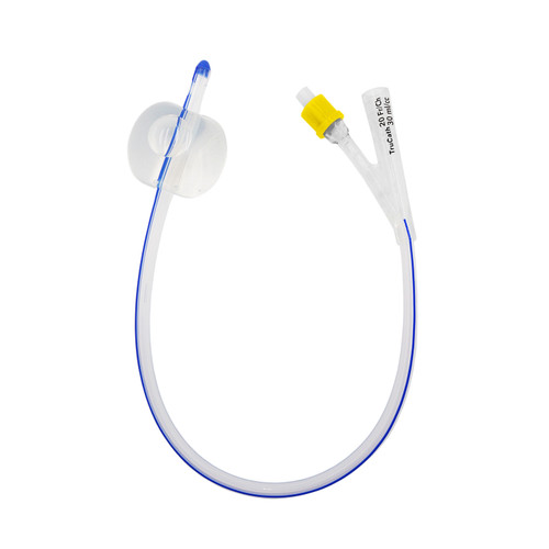 HR® TRUCATH® FOLEY CATHETERS Catheter, TruCath®, 100% Silicone Foley Catheter, 2-Way, 30ml Balloon, 20fr, 12ea/cs