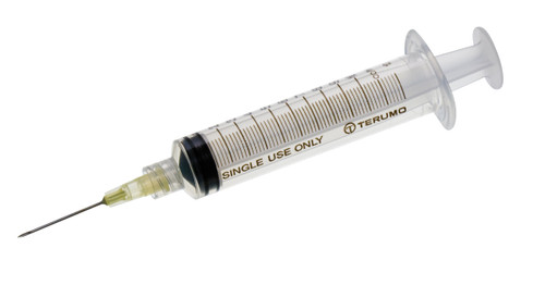 TERUMO 10CC SYRINGE WITH NEEDLE Syringe & Needle, 10cc 20G x 1-1/2", 100/bx, 6 bx/cs (US Only)