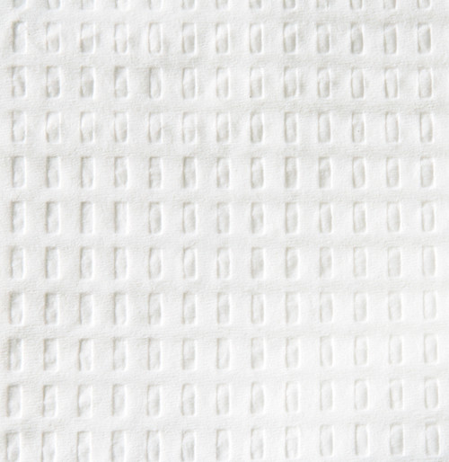 TIDI 2-PLY TISSUE/POLY TOWEL & BIB - Towel, 2-Ply Tissue & Poly, White, 17" x 18", 500/cs
