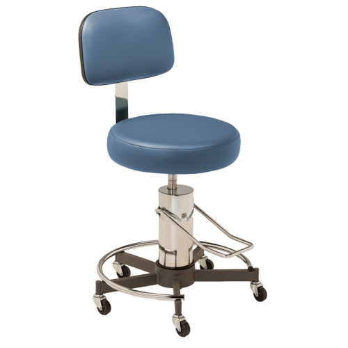 MTI SURGERY STOOL Stool, Hydraulic Pump, with Ergo Backrest, Premium-Beach ( ONLY) (Continetal US & Canada)