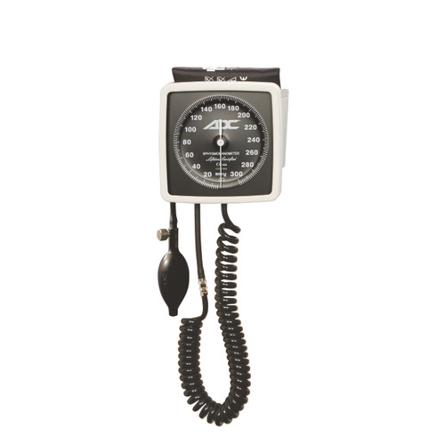ADC DIAGNOSTIX™ 750 SERIES ANEROID Adult Wall-Mounted Aneroid, Black, Latex Free (LF) ANEROID WALL ADULT BLK LF