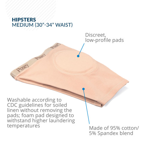 TIDI POSEY HIPSTERS - Standard Brief, Medium (Continental US + HI Only)