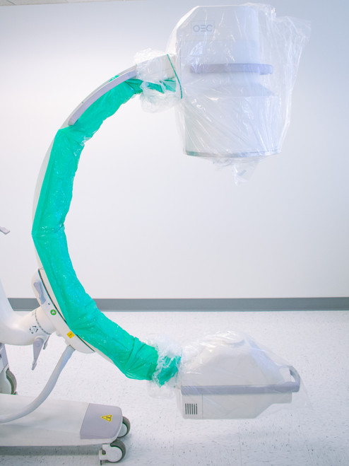 TIDI TIDISHIELD C-ARM EQUIPMENT COVERS - C-Arm Equipment Covers, Clear, Polyethlyene, Fits OEC 9600/9800, Siemens ARCADIS Avantic, Sterile, 20/cs