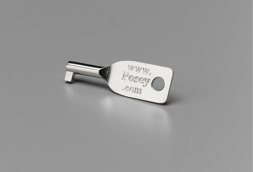 TIDI POSEY RESTRAINT ACCESSORIES - Posey Replacement Key, Silver, For Posey Key-Lock Cuffs and Belts (Continental US + HI Only)