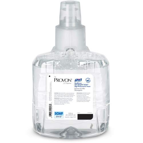 GOJO PURELL® HEALTHY SOAP™ Purell® Healthcare CRT HEALTHY SOAP™ High Performance, Foam, LTX-12™, Clear, 1200 ml, 2/cs