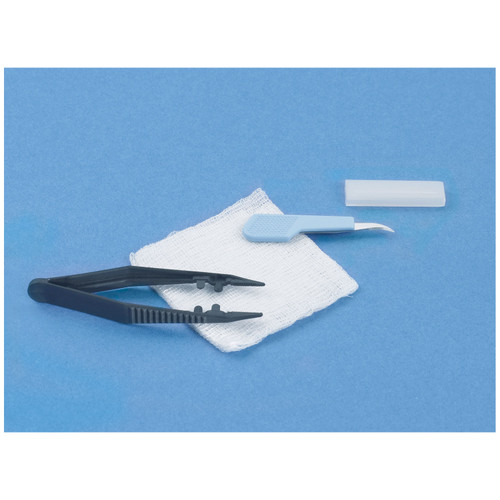 BUSSE SUTURE REMOVAL KITS Suture Removal Kit Same as #723 except: 1 Stitch Cutter, 1 Plastic Posi-Grip™ Forceps & (1) 3" x 3" Gauze Sponge, Sterile, 50/cs