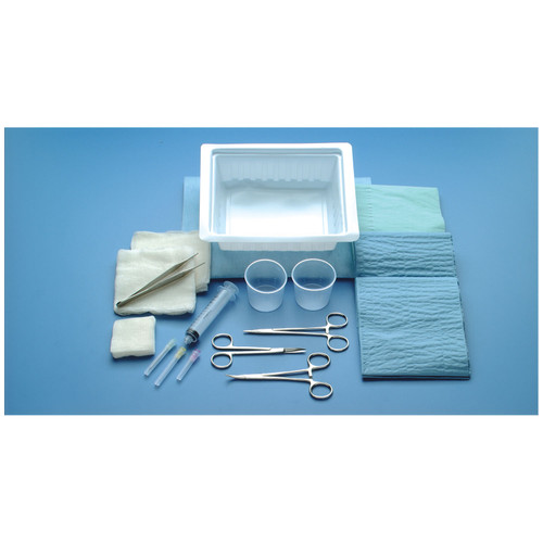 BUSSE ER LACERATION TRAY ER Laceration Tray, Sterile, 20/cs