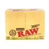 RAW ORGANIC 1 1/4 300 ROLLING PAPER 300's 40 PACK - 1 BOX