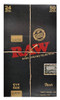 RAW Black 1 1/4 Rolling Papers - 24 Booklets