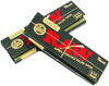 RAW Black 1 1/4 Rolling Papers - 24 Booklets