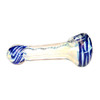 4" Crystal Clear Fumed Swirl Hand Pipe 12PCS -$3.25
