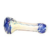 4" Crystal Clear Fumed Swirl Hand Pipe 12PCS -$3.25