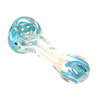 4" Crystal Clear Fumed Swirl Hand Pipe 12PCS -$3.25