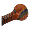 4.5"  Dichroic Swirl Glass Pipe