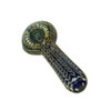 4” Heavy Cobalt Blue Geometric Bubble Hand Pipe