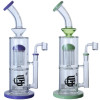 5mm – 12” Crystal Glass Disk Perc To 8-Arm Tree Perc Double Perc Rig
