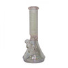 7mm – 13” Iridescent Crystal Glass – Brick Wall – Elephant Joint Beaker Base Ice Pinch.