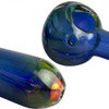 6" FUMED BLUE DREAM-HAND PIPE