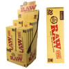 RAW CLASSIC PRE-ROLL CONE KING SIZE  109mm/26mm 20PK Display 12