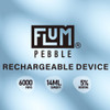 FLUM PEBBLE - %5 - 6000 PUFFS | 10 PACK 1 BOX