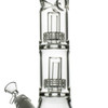 5mm – 15” Crystal Glass. Double UFO Classic Perk Beaker.