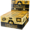 King Palm Natural Rolling Papers and Tips - 40 Papers and Tips per Booklet | Display 22 Booklets - KING SIZE