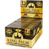 King Palm Natural Rolling Papers and Tips - 40 Papers and Tips per Booklet | Display 22 Booklets - 1 1/4