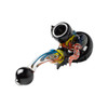 6" INTENSE WIG WAG BUBBLER WITH/ DICRO MARBLE HORN